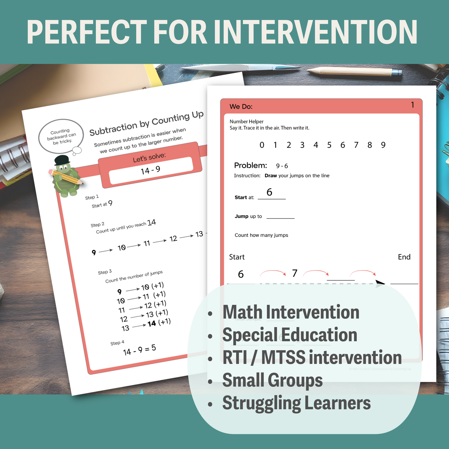 Complete Subtraction Strategy Bundle | Printable Visual Math Support