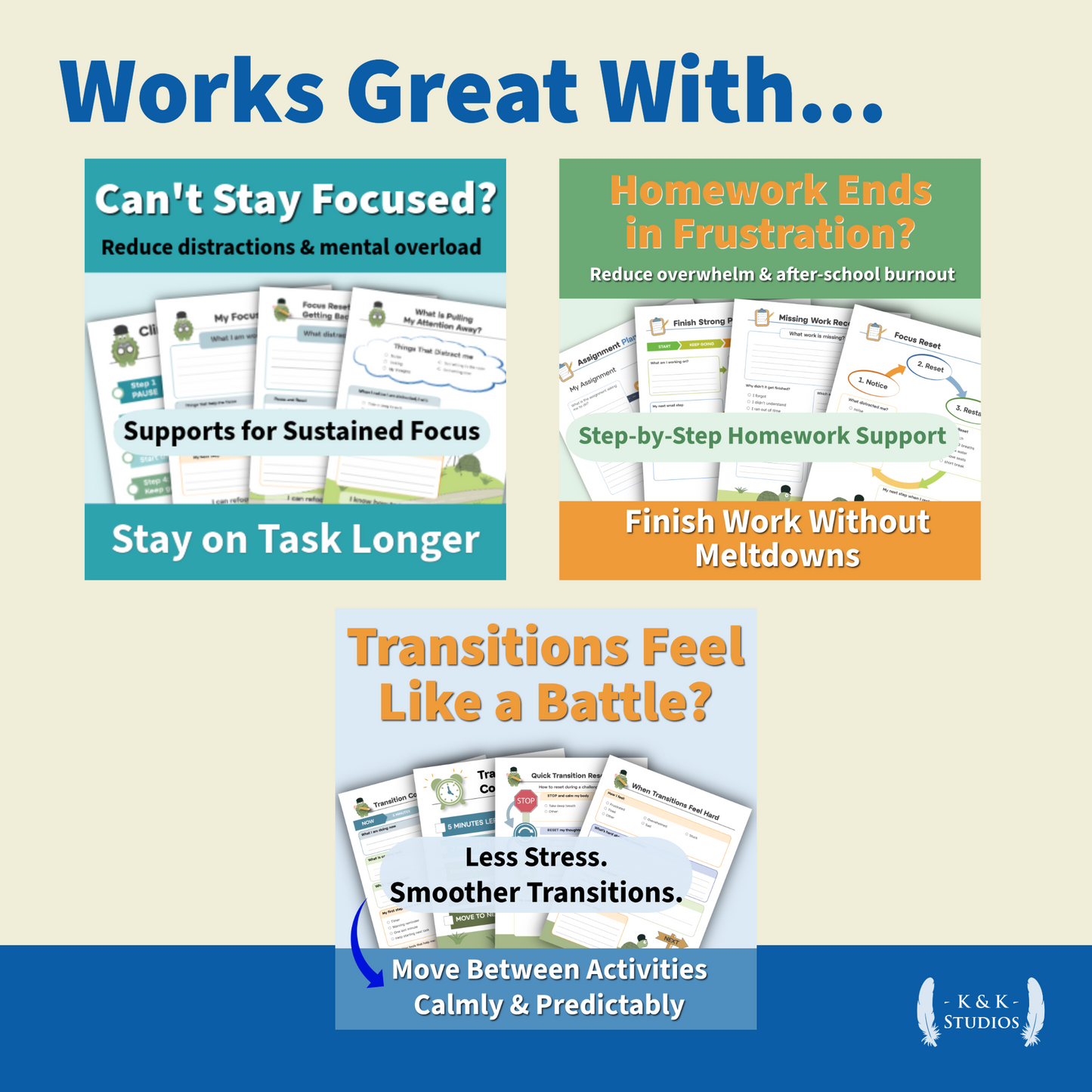 Task Initiation Toolkit | Executive Function Help for ADHD & Homework