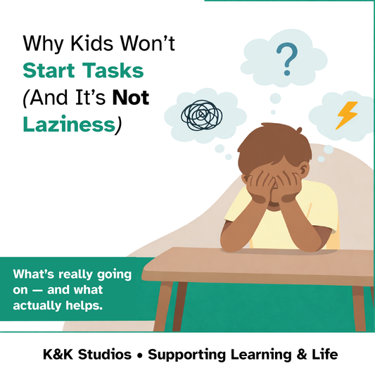 Why Kids Struggle to Start Tasks (It’s Not Laziness)