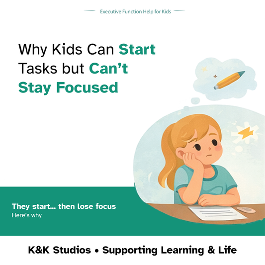 Why Kids Can Start Tasks but Can’t Stay Focused