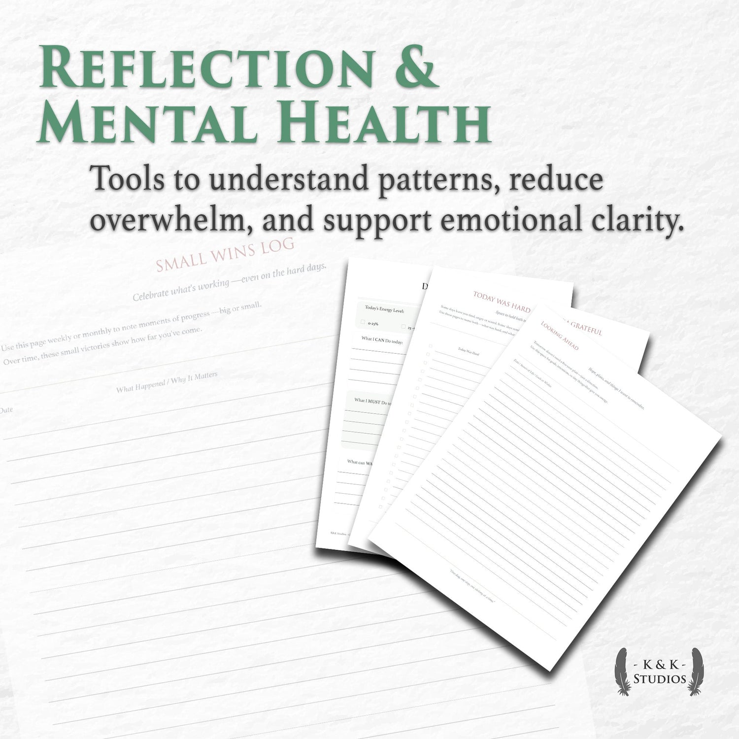 Reflection & Mental Health Bundle