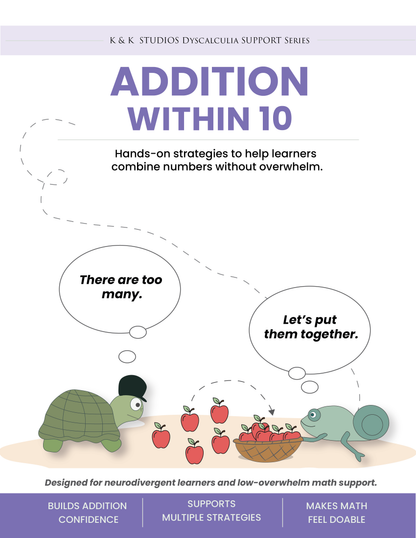 Addition Within 10 Math Intervention Toolkit | Visual Addition Strategies for Struggling Learners