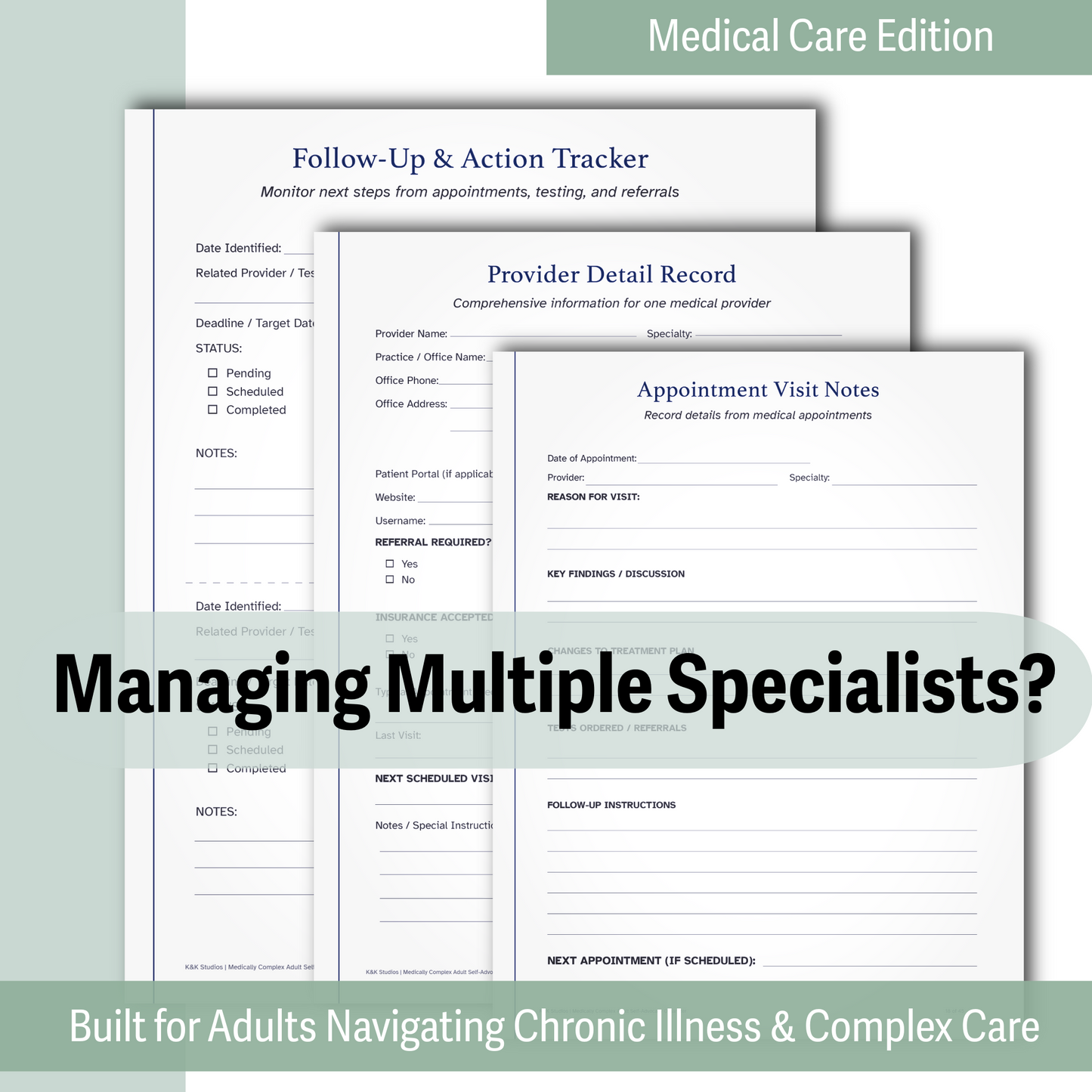 Managing specialist pages included.