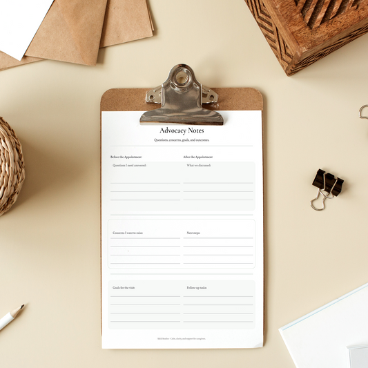 School and IEP advocacy notes for caregivers