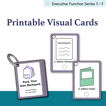 Pack Your Own Backpack | Visual Routine Cards