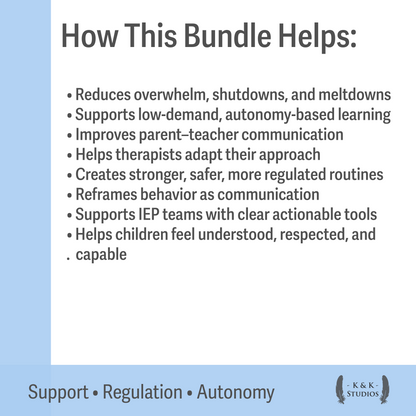 Ultimate PDA Mega Bundle | 27 Tools for Home, School & Therapy