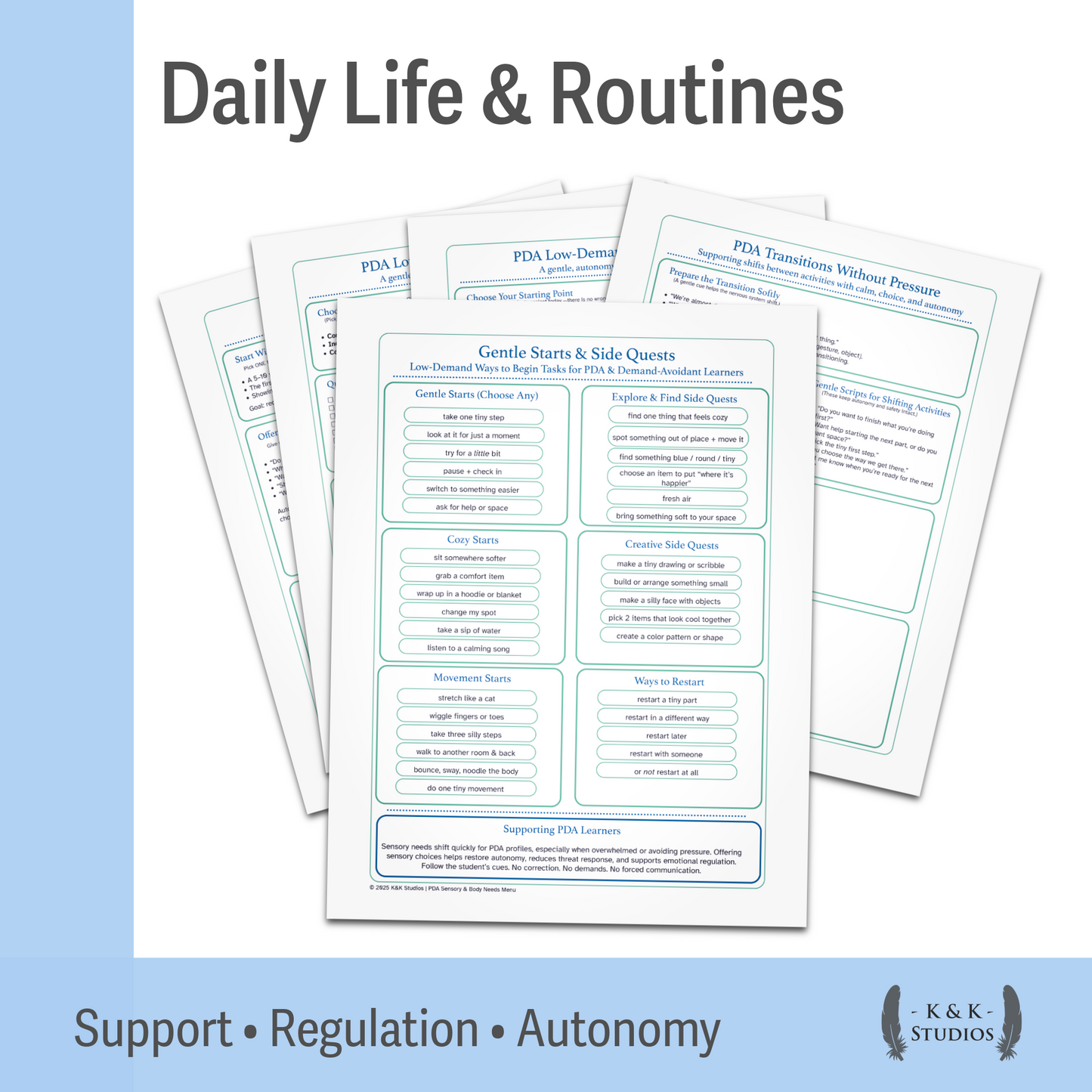 Ultimate PDA Mega Bundle | 27 Tools for Home, School & Therapy