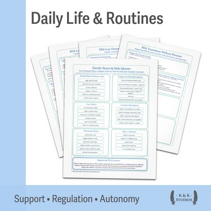 Ultimate PDA Mega Bundle | 27 Tools for Home, School & Therapy