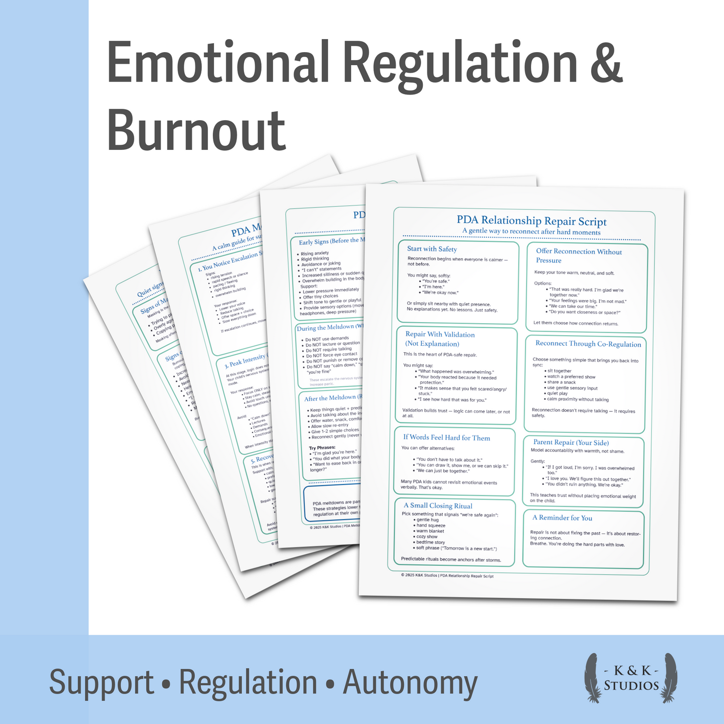 Ultimate PDA Mega Bundle | 27 Tools for Home, School & Therapy