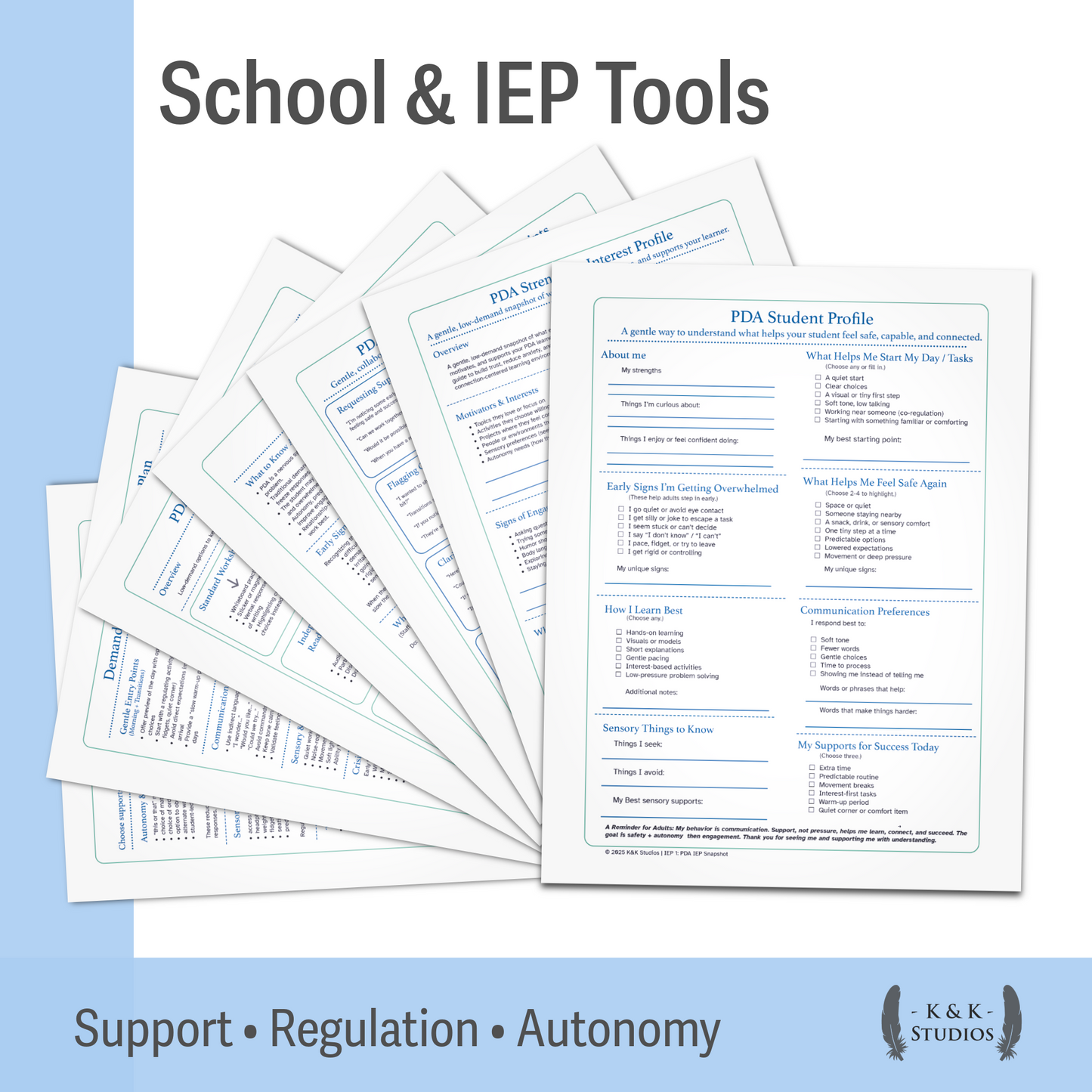 Ultimate PDA Mega Bundle | 27 Tools for Home, School & Therapy