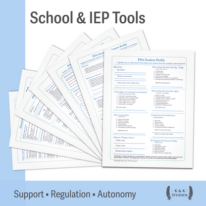 Ultimate PDA Mega Bundle | 27 Tools for Home, School & Therapy