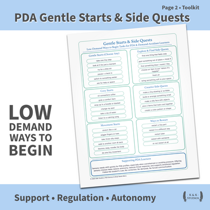 PDA Behavior & Communication Toolkit | Low-Demand Autism Supports