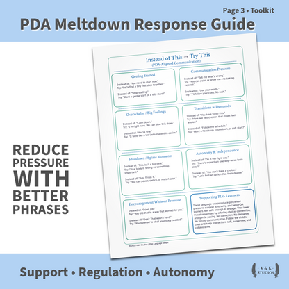 PDA Behavior & Communication Toolkit | Low-Demand Autism Supports