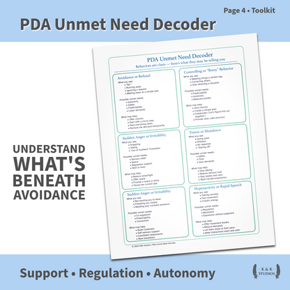 PDA Behavior & Communication Toolkit | Low-Demand Autism Supports