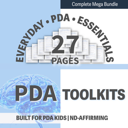 Ultimate PDA Mega Bundle | 27 Tools for Home, School & Therapy