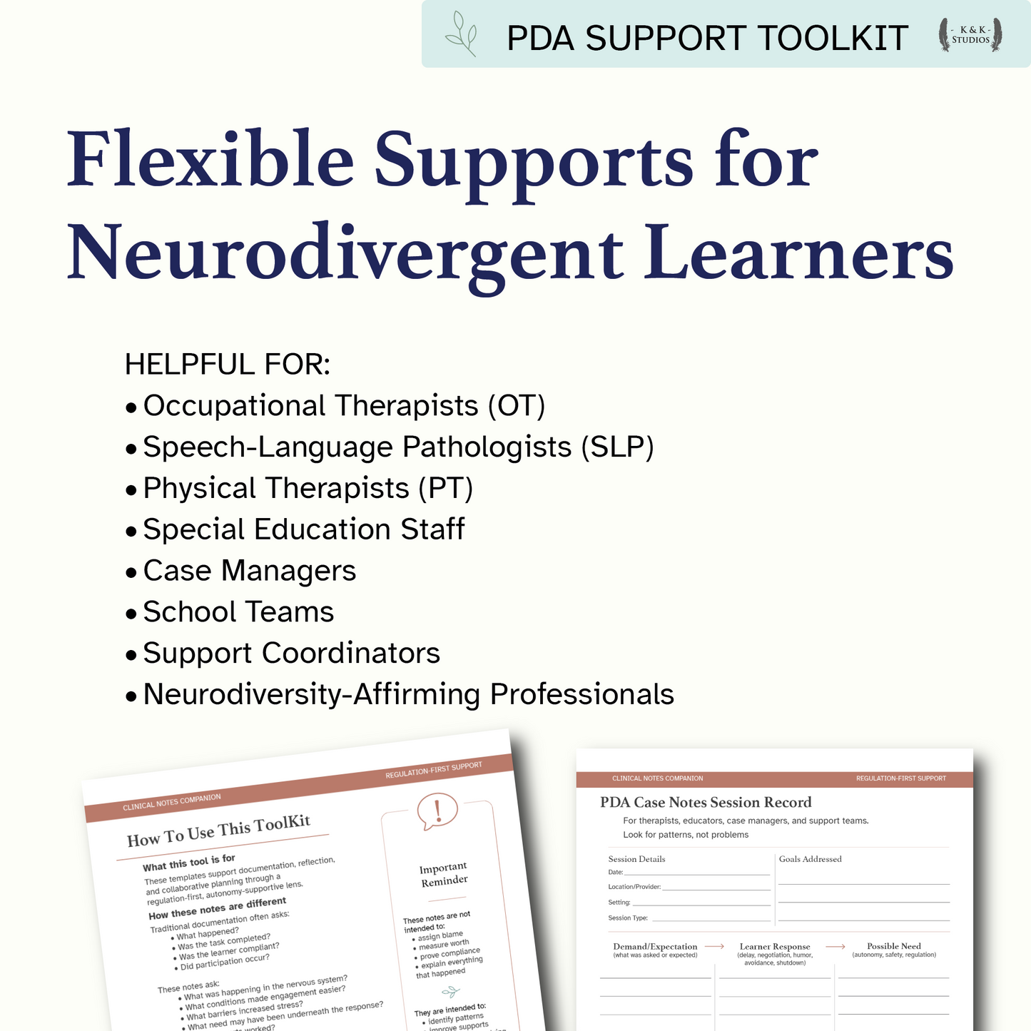 Clinical Notes Companion | PDA Documentation & Observation Templates
