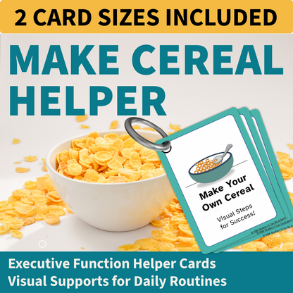 Breakfast Helper | Executive Function Visual Supports for Daily Living Skills