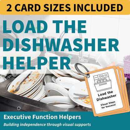 Load the Dishwasher Helper | Executive Function & Daily Living Skills Visual Support
