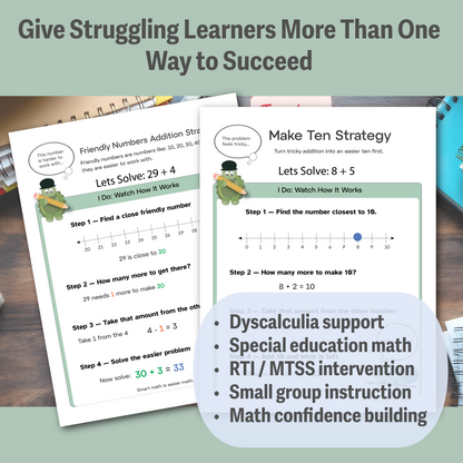 Math Strategy Toolkit | Printable Problem Solving Support for Kids