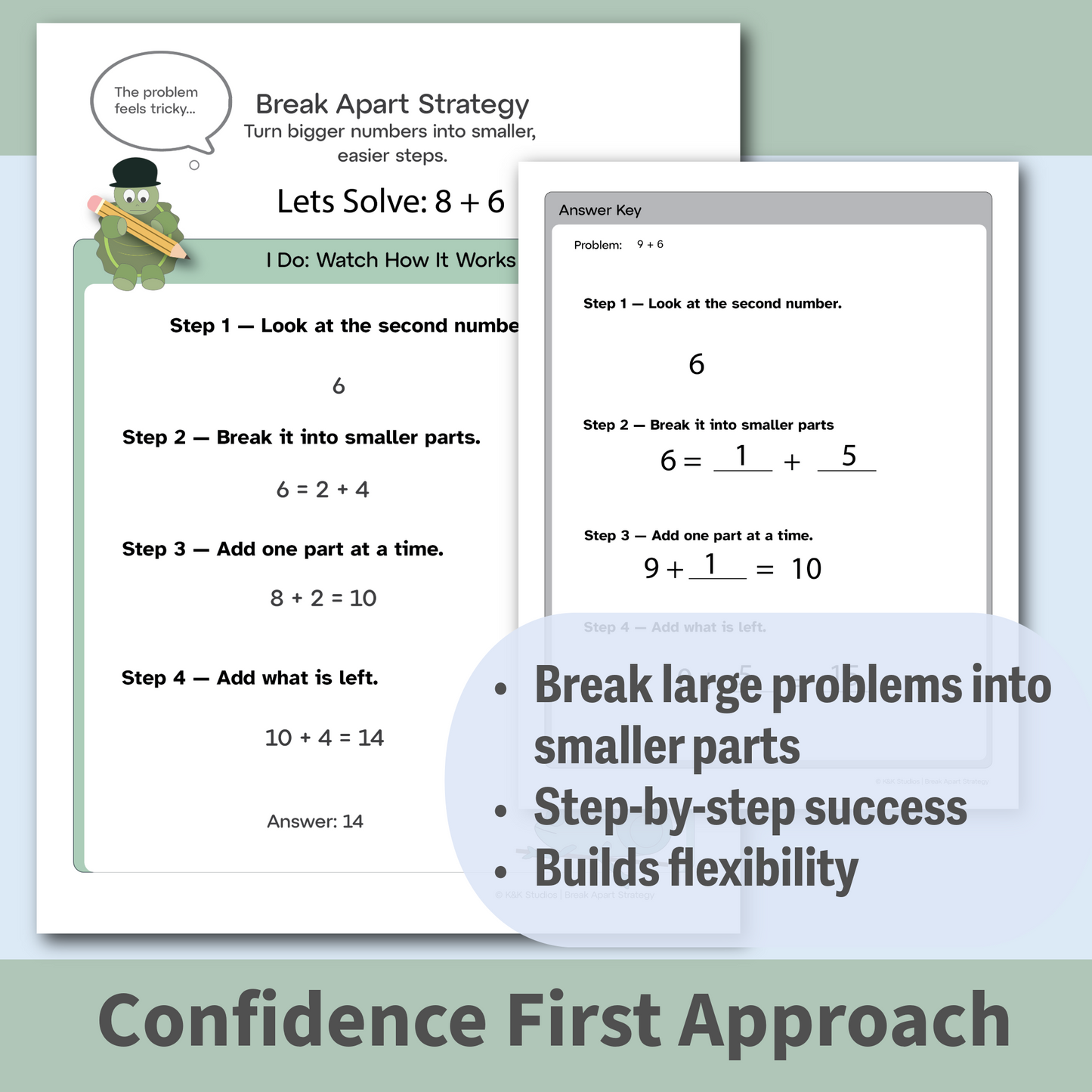 Math Strategy Toolkit | Printable Problem Solving Support for Kids