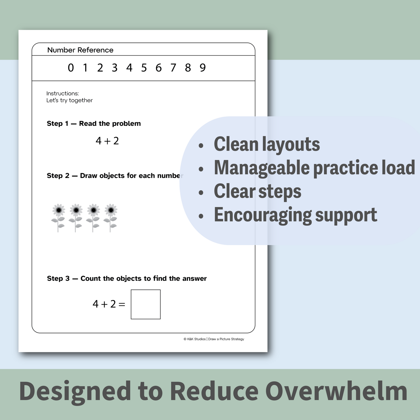 Math Strategy Toolkit | Printable Problem Solving Support for Kids