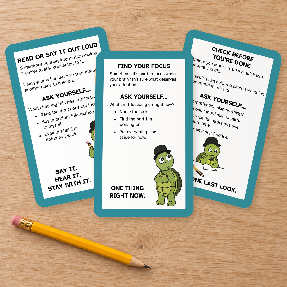 Focus Strategy Cards