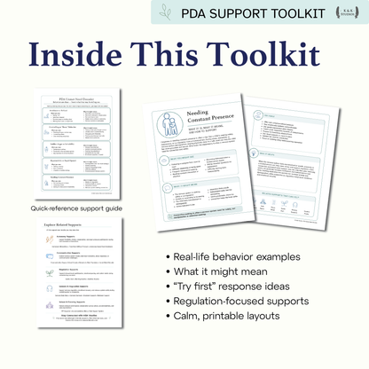 PDA Unmet Need Decoder | Nervous System & Behavior Support Toolkit