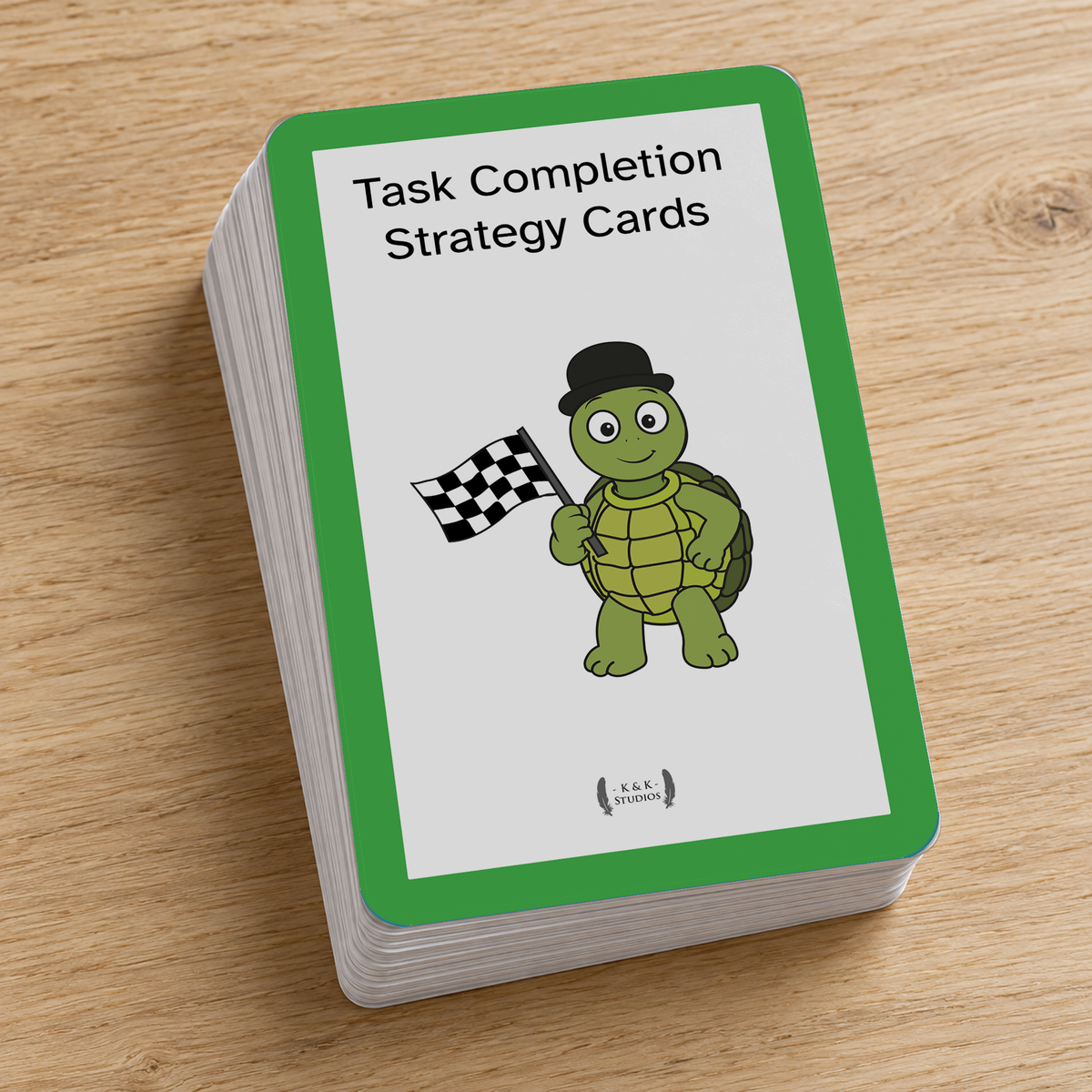 Stack of printed Homework Completion Cards featuring Dareold on the cover.
