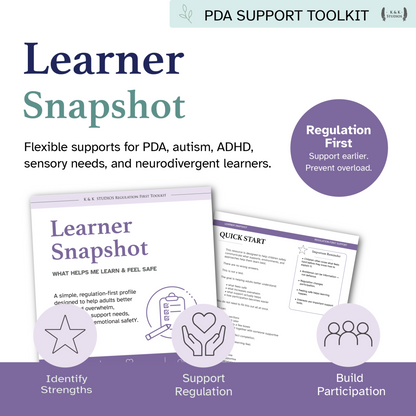 PDA Learner Snapshot