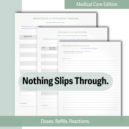 Medically Complex Kiddo Planner — Complete Caregiving System (Color + Print-Friendly PDF)
