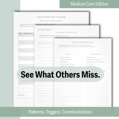 Medically Complex Kiddo Planner — Complete Caregiving System (Color + Print-Friendly PDF)