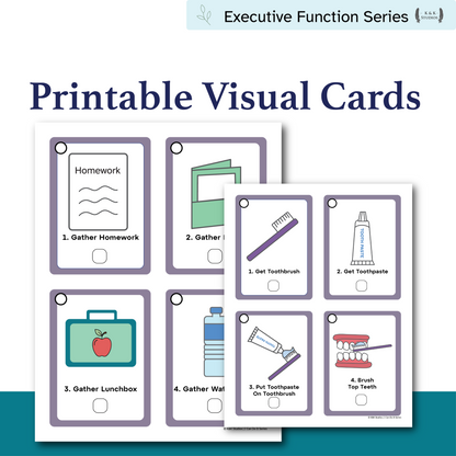 Morning Independence Bundle | Visual Routine Cards for Executive Function Support