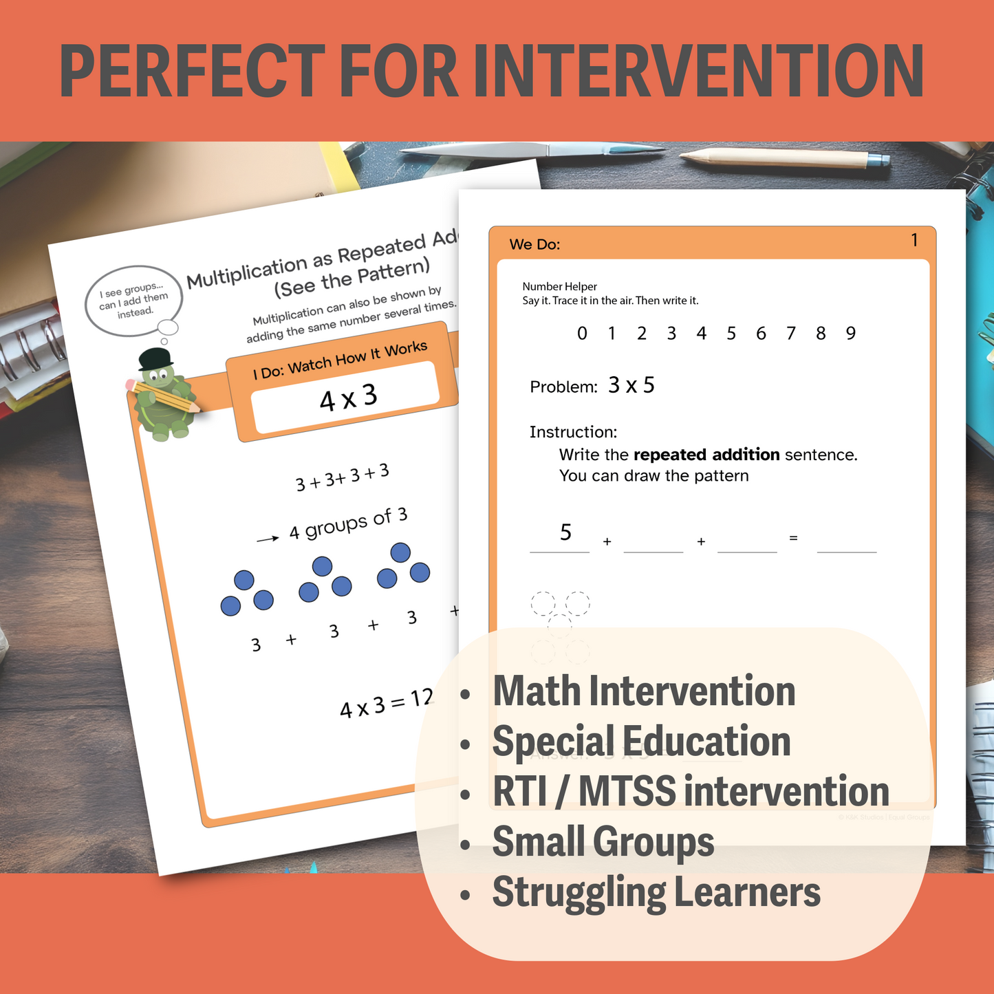 Multiplication Strategy Toolkit for Struggling Learners | K&K Studios