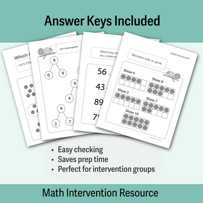 Number Sense Toolkit | Low-Overwhelm Math Support for Dyscalculia & Early Learner