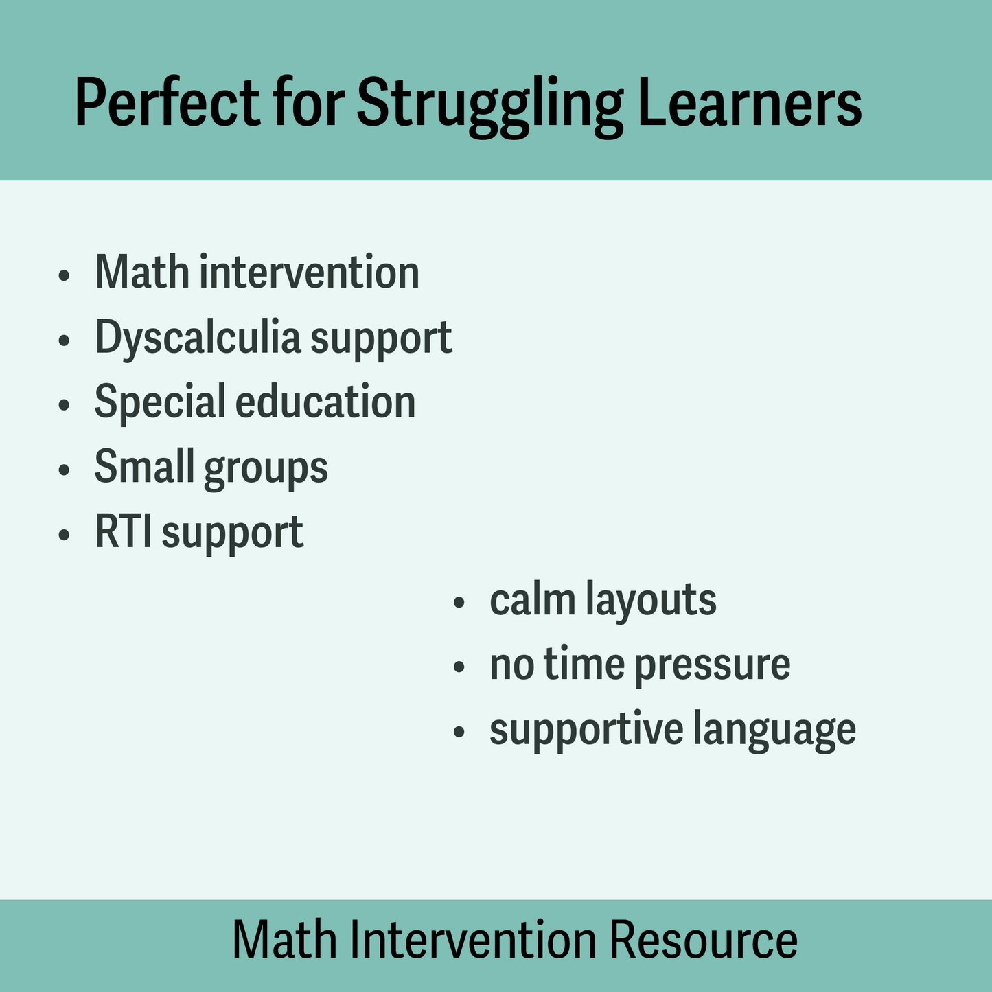 Number Sense Toolkit | Low-Overwhelm Math Support for Dyscalculia & Early Learner