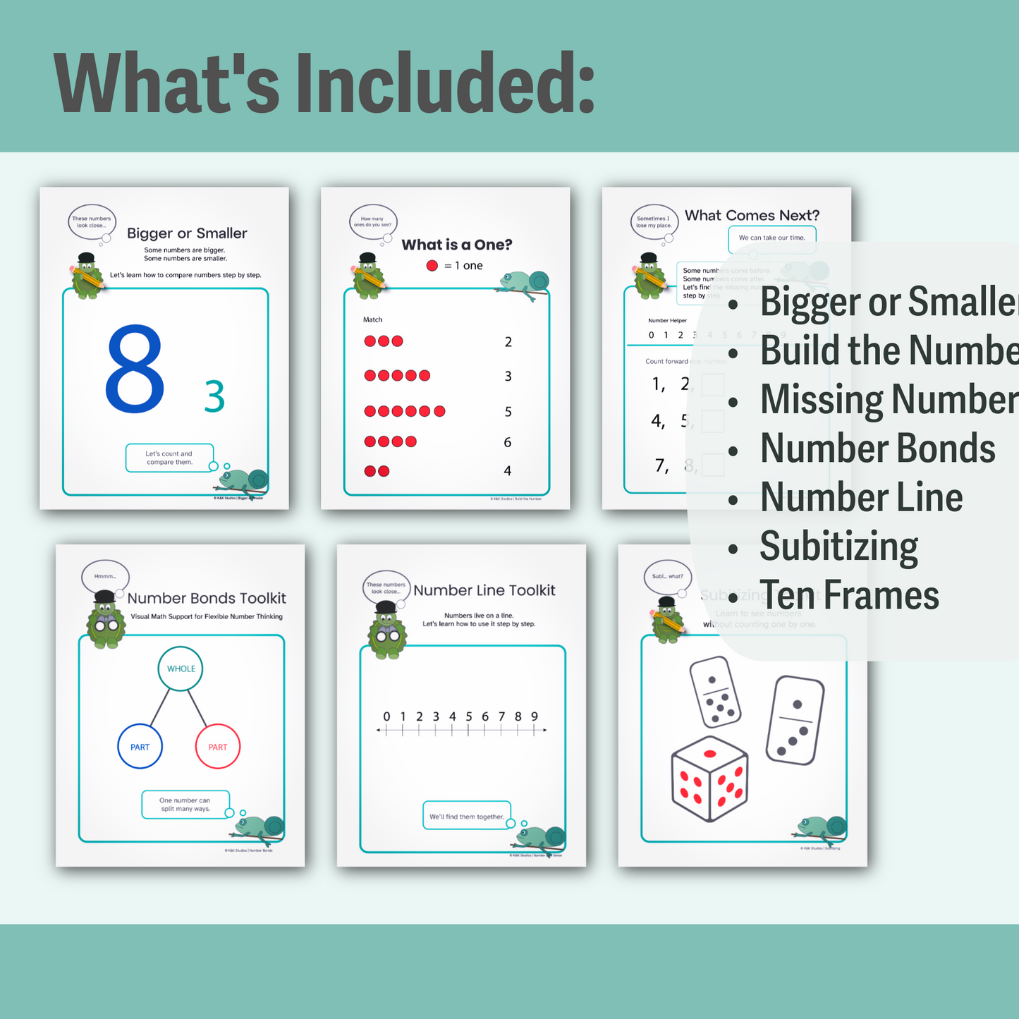Number Sense Toolkit | Low-Overwhelm Math Support for Dyscalculia & Early Learner