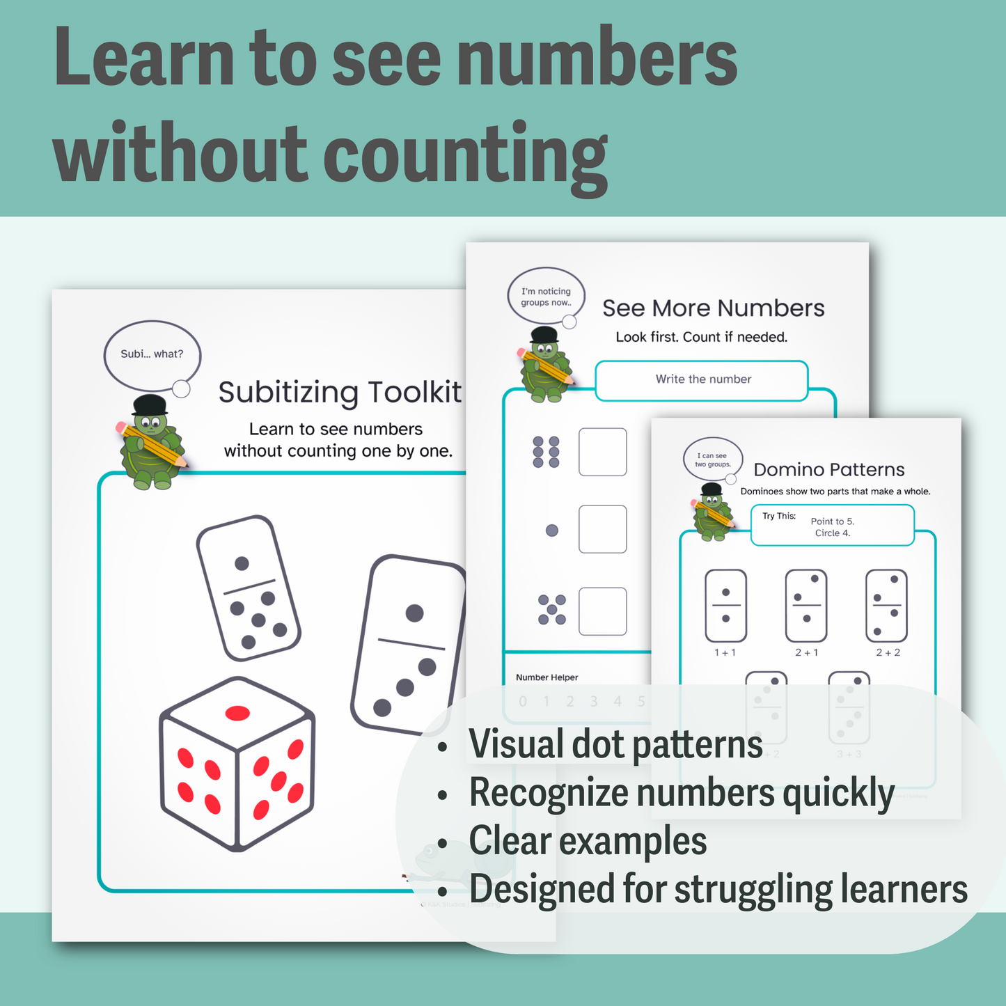 Number Sense Toolkit | Low-Overwhelm Math Support for Dyscalculia & Early Learner