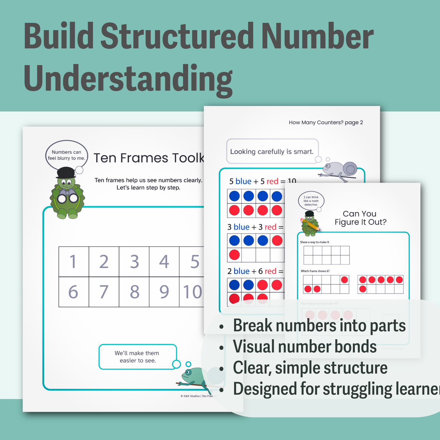 Number Sense Toolkit | Low-Overwhelm Math Support for Dyscalculia & Early Learner