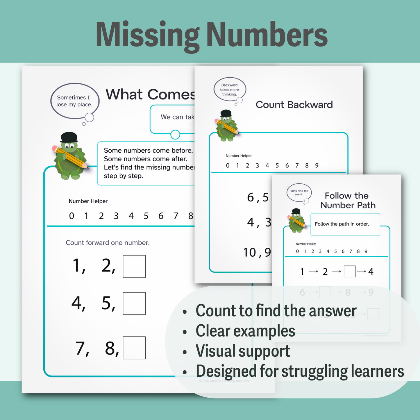 Number Sense Toolkit | Low-Overwhelm Math Support for Dyscalculia & Early Learner