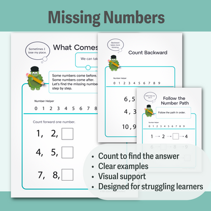 Number Sense Toolkit | Low-Overwhelm Math Support for Dyscalculia & Early Learner