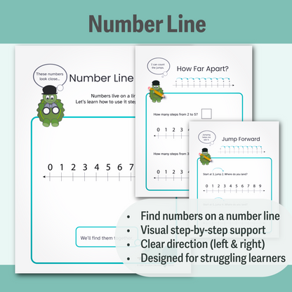 Number Sense Toolkit | Low-Overwhelm Math Support for Dyscalculia & Early Learner