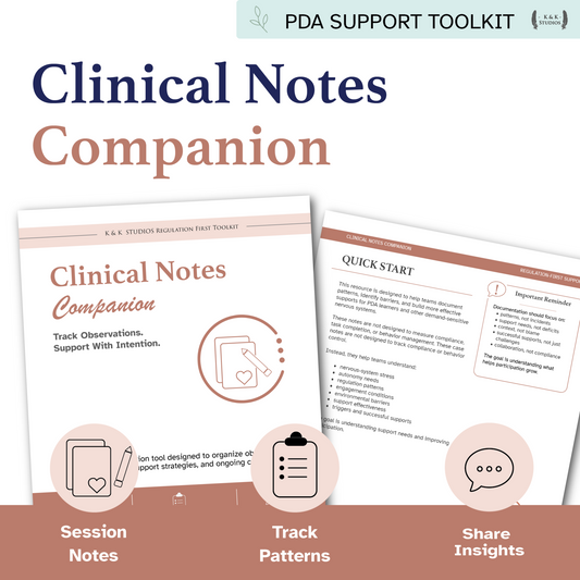 Clinical Notes Companion tool with text and icons on a white background