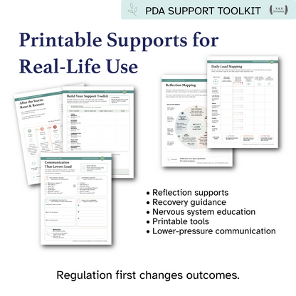 PDA Escalation Framework | Autism Support System & Regulation Guide