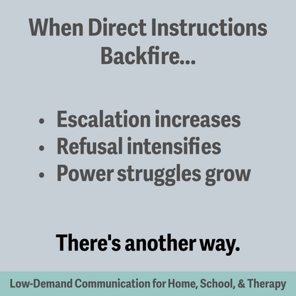Declarative Language for Autism & PDA | 50 Low-Demand Communication Scripts