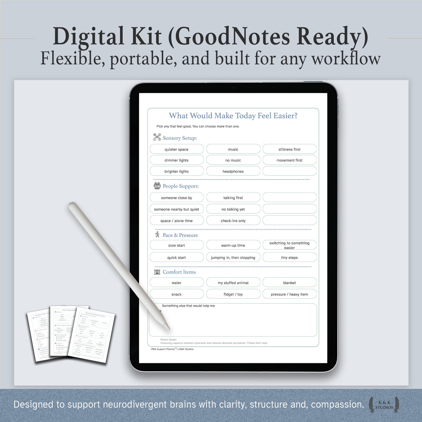 PDASupport Planner Digital Kit