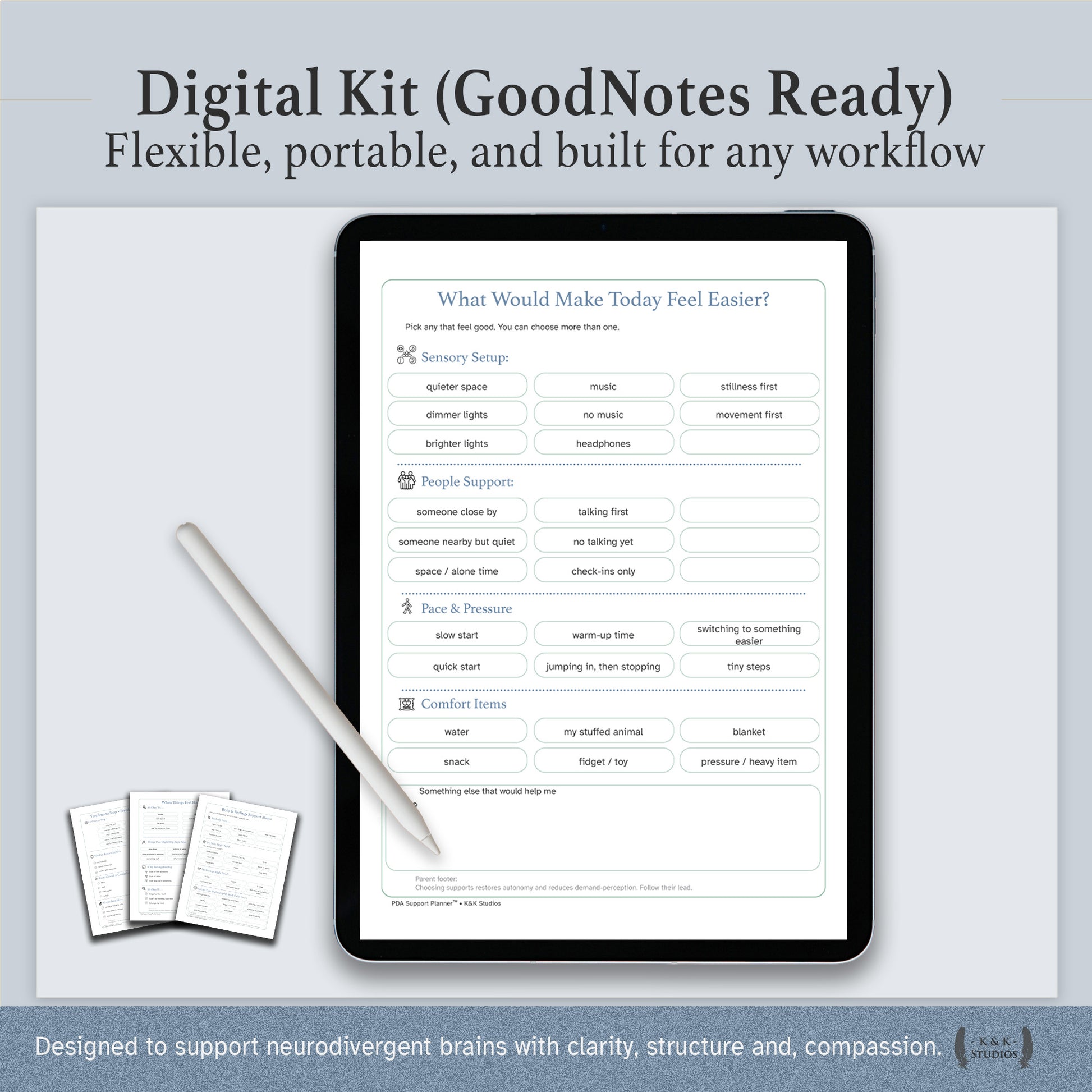 PDASupport Planner Digital Kit