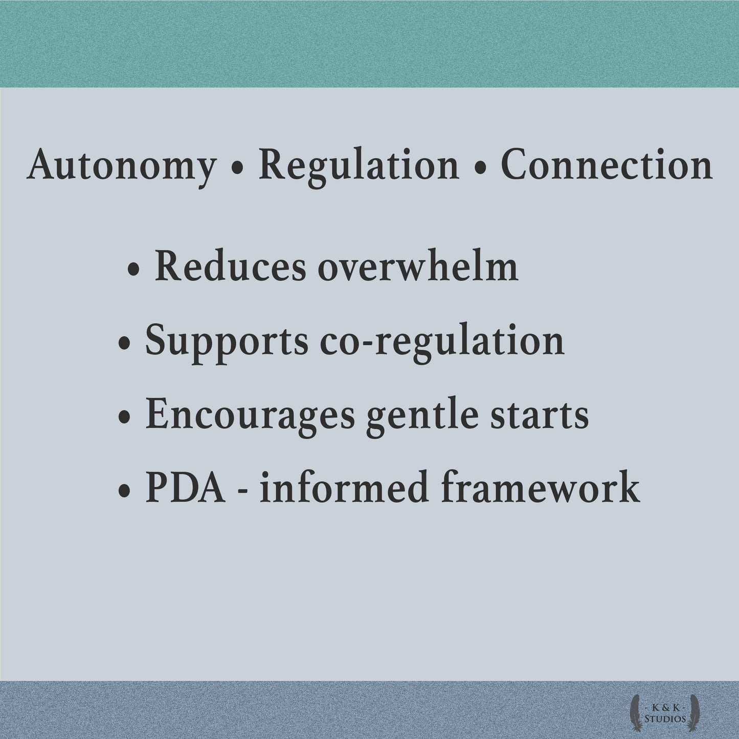 Neuroaffirming PDA tools designed to reduce overwhelm and support autonomy