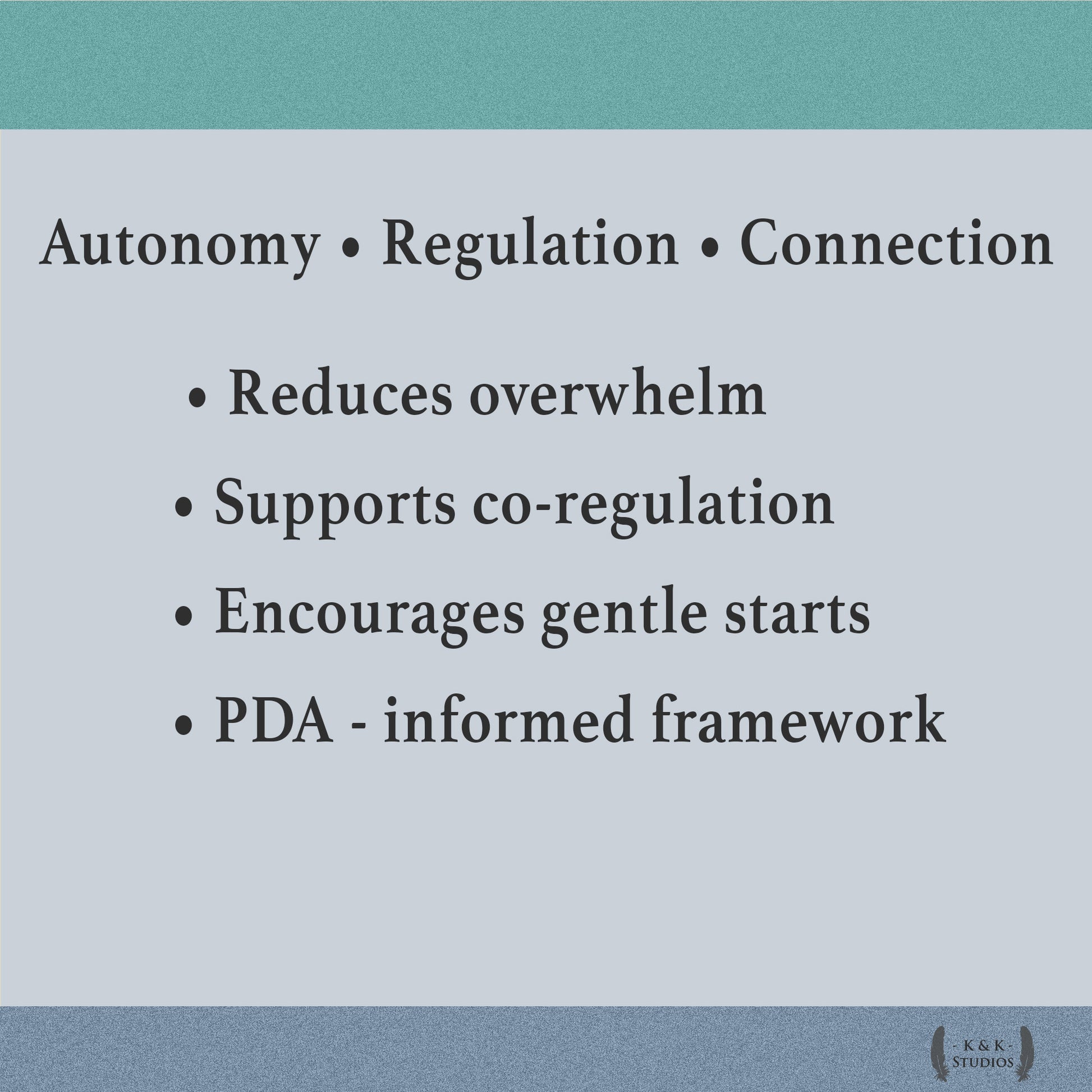 Neuroaffirming PDA tools designed to reduce overwhelm and support autonomy