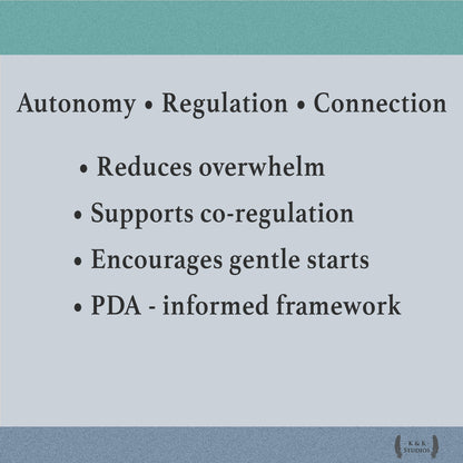 Neuroaffirming PDA tools designed to reduce overwhelm and support autonomy