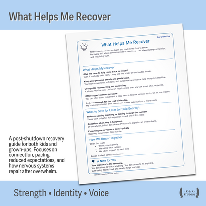 Section 5 - Shutdowns & Recovery Toolkit
